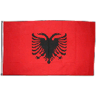 Albanien flag i stof (90x150 cm) - 