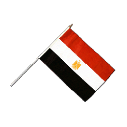 Egypten vifteflag i stof (30x45 cm) - 