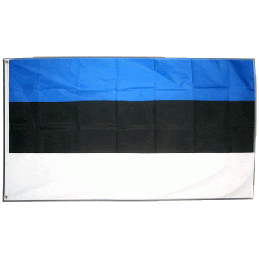Estland flag i stof (90x150 cm) - 