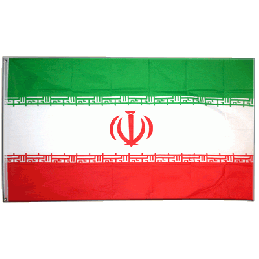 Iran flag i stof (90x150 cm) - 