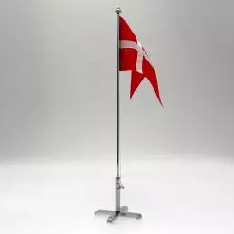 Bordstang 40 cm med kryds fod - Bordstænger