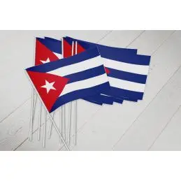 Cuba vifteflag i papir (20x27 cm) - Papirflag