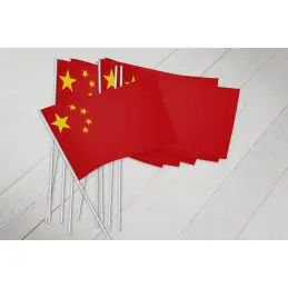 Kina vifteflag i papir (20x27 cm) - 