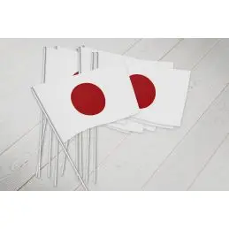 Japan vifteflag i papir (20x27 cm) - 