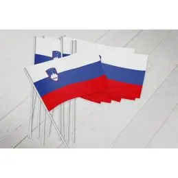 Slovenien vifteflag i papir (20x27 cm) - 
