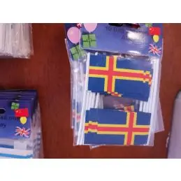 Ålands Øerne kageflag i papir (30x48 mm) - Kageflag