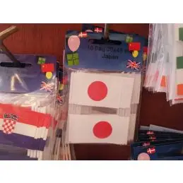 Japan kageflag i papir (30x48 mm) - 