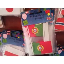 Portugal kageflag i papir (30x48 mm) - 