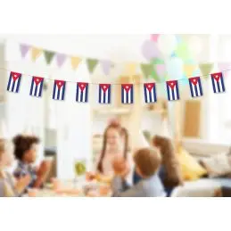 Cuba guirlande i papir (20x27 cm) - Guirlander