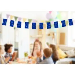 EU guirlande i papir (20x27 cm) - Guirlander