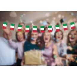 Italien guirlande i papir (20x27 cm) - 