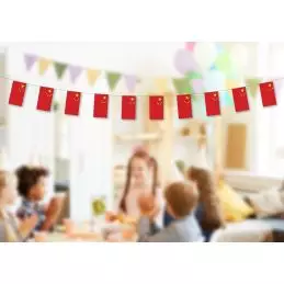 Kina guirlande i papir (20x27 cm) - 