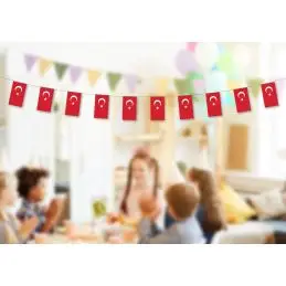 Tyrkiet guirlande i papir (20x27 cm) - 