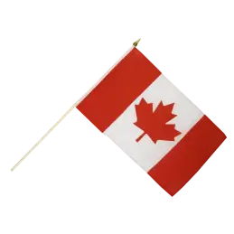 Canada vifteflag i stof (30x45 cm) - Vifteflag 30x45 cm