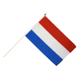 Holland vifteflag i stof (30x45 cm) - 