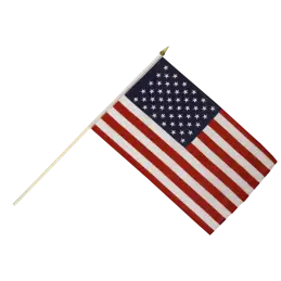 USA vifteflag i stof (30x45 cm) - 