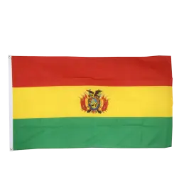 Bolivia flag i stof (90x150 cm) - Stofflag 90x150 cm