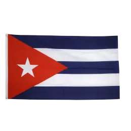Cuba flag i stof (90x150 cm) - Stofflag 90x150 cm