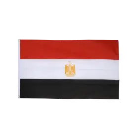 Egypten flag i stof (90x150 cm) - 