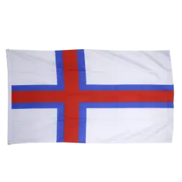 Færøerne flag i stof (90x150 cm) - 