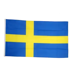Sverige flag i stof (90x150 cm) - 