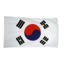 Sydkorea flag i stof (90x150 cm) - 