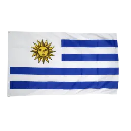 Uruguay flag i stof (90x150 cm) - 