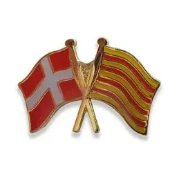 Venskabsflag DK / Catalonien - Venskabsflag