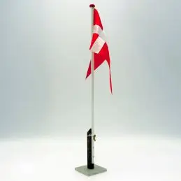 BORDSTANG 50 CM HVIDMALET TRÆ - Bordstænger