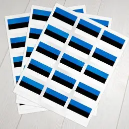 Klæbeflag Estland - 