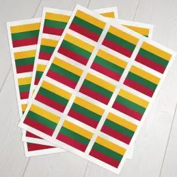 Klæbeflag Litauen - 