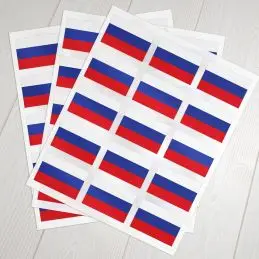 Klæbeflag Rusland - 
