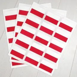 Klæbeflag Polen - 