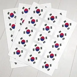 Klæbeflag Sydkorea - 