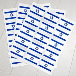 Klæbeflag Israel - 