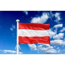 Østrig 225 cm, 8-9 mtr. flagstang - 