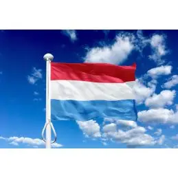 Luxembourg 150 cm, 5-6 mtr. flagstang - National flag